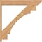 Ekena Millwork Merced Slat Smooth Outlooker, Western Red Cedar, 7 1/2"W x 48"D x 48"H OUT08X48X48MRC06SWR - alternate 3